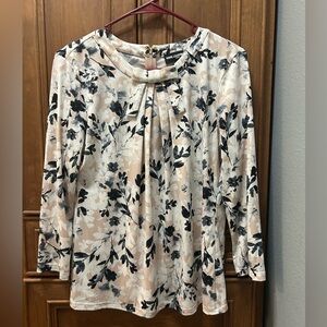 Karl Lagerfeld Floral Print Top